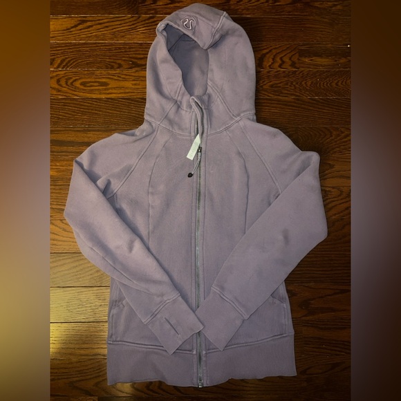Lululemon Purple Women’s Full Zip Hooded Scuba Jacket Size 4 - Picture 1 of 7